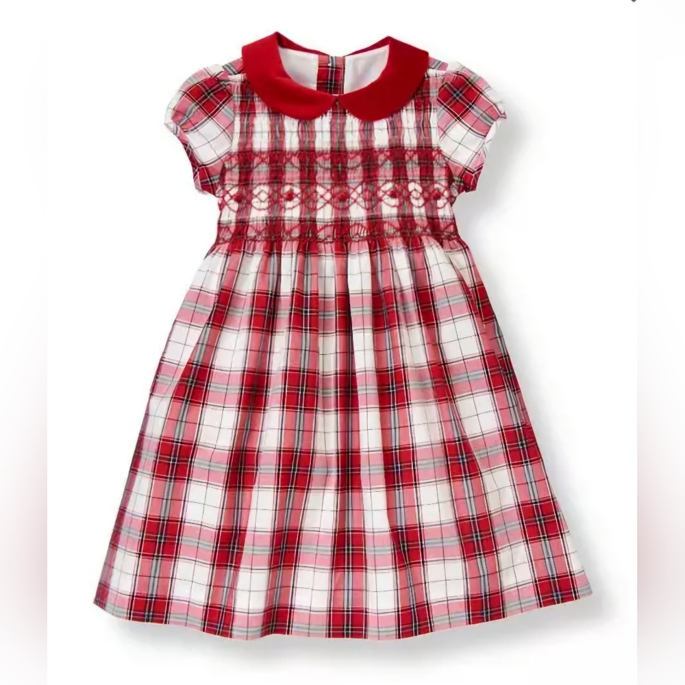 Janie and Jack Red Plaid Dress